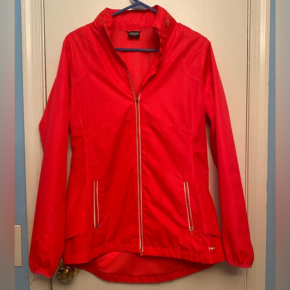 •bright pink wind breaker•